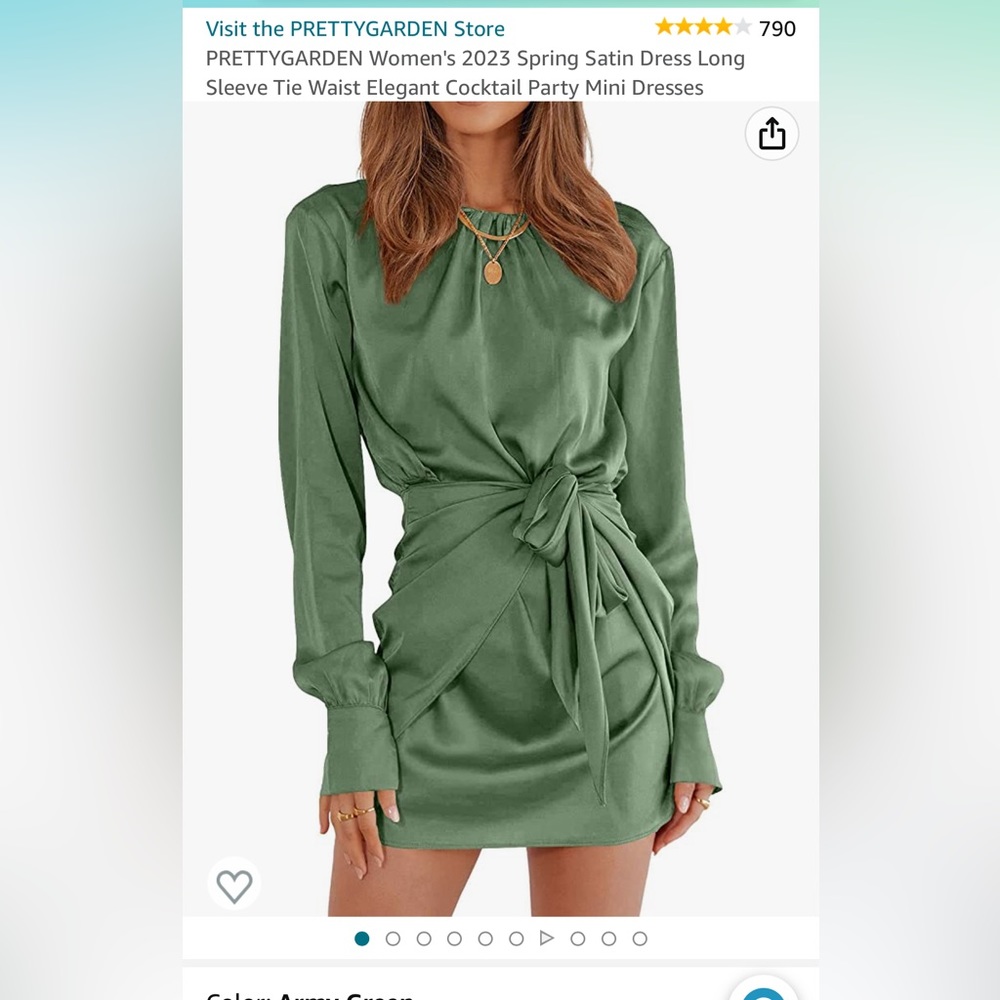Green dress